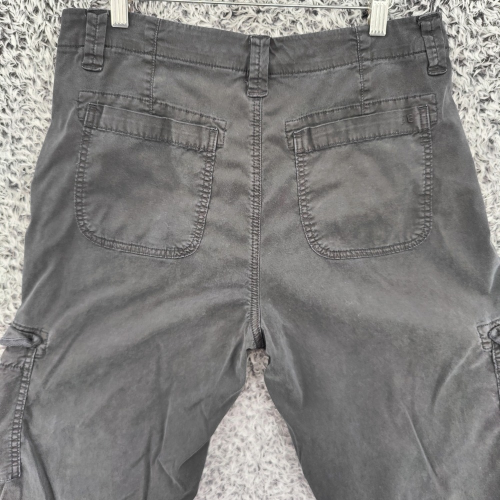 American Eagle Womens Gorpcore Cargo Super High Rise Baggy Wide Pants 10 Black - Picture 15 of 16